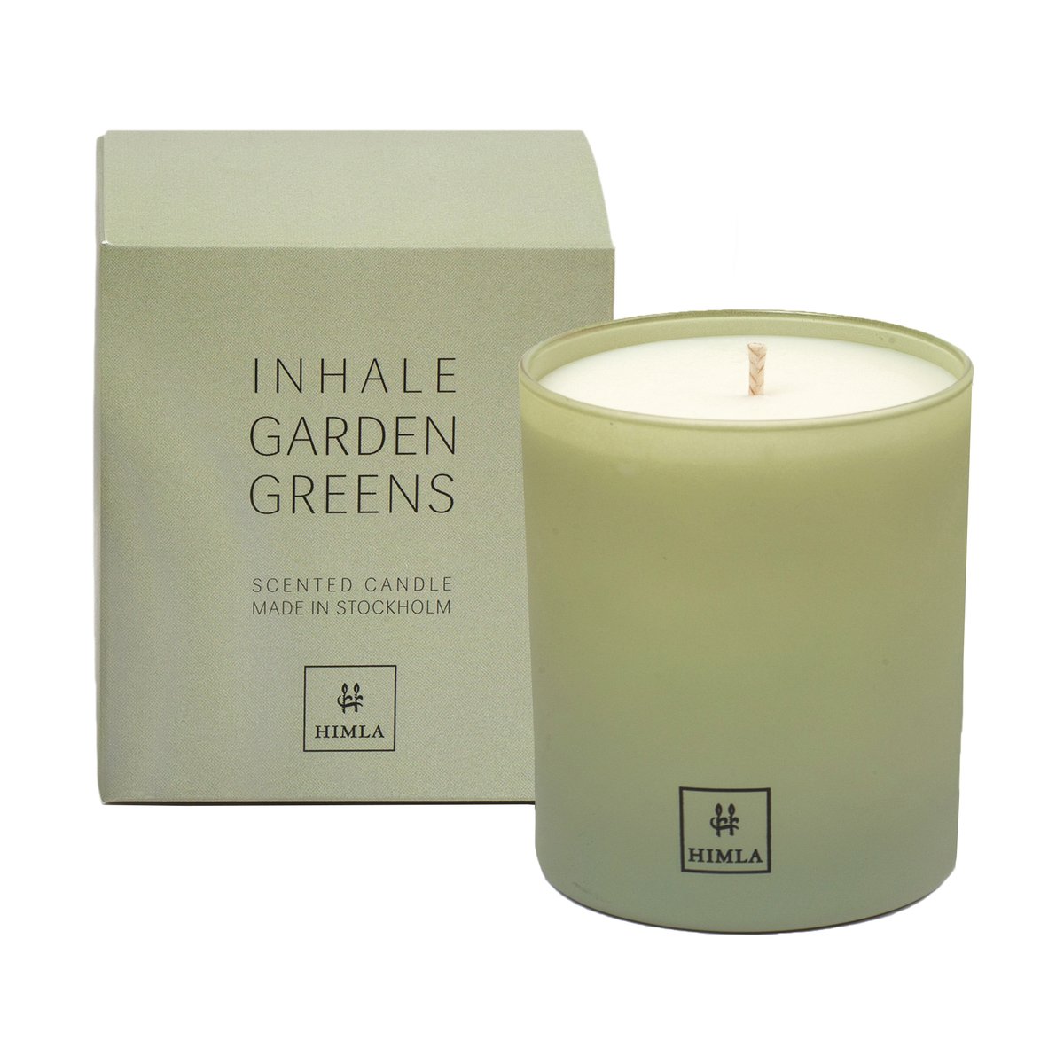 Himla Inhale doftljus 230 g Garden greens | Skandinavisk Design | Doftljus & Doftpinnar | Grön