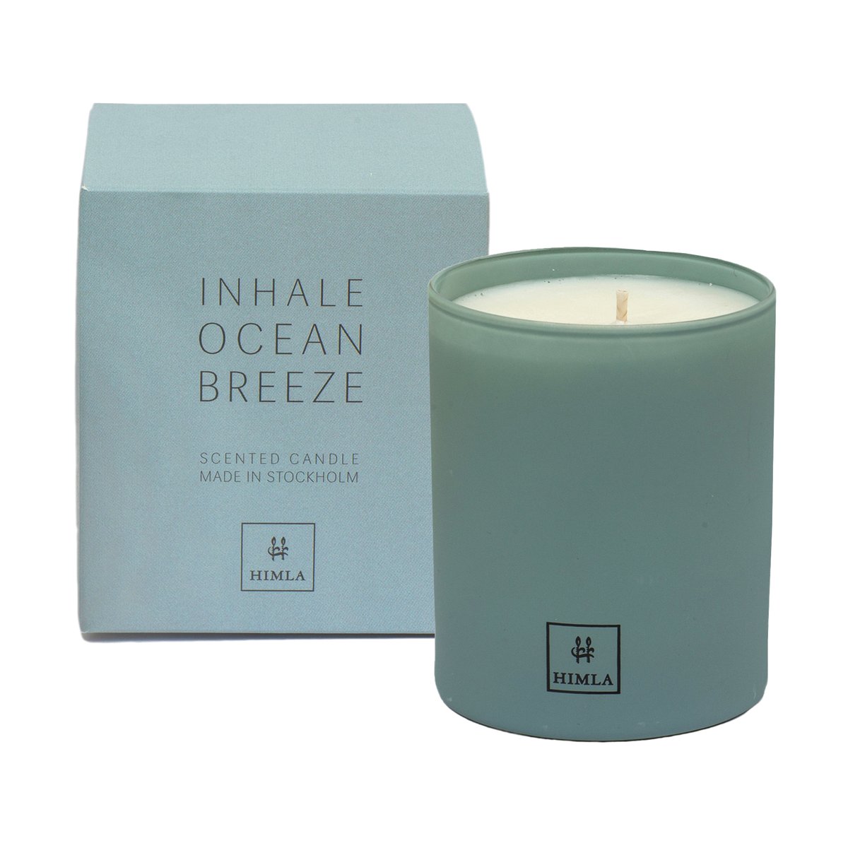 Himla Inhale doftljus 230 g Ocean breeze | Skandinavisk Design | Doftljus & Doftpinnar | Blå