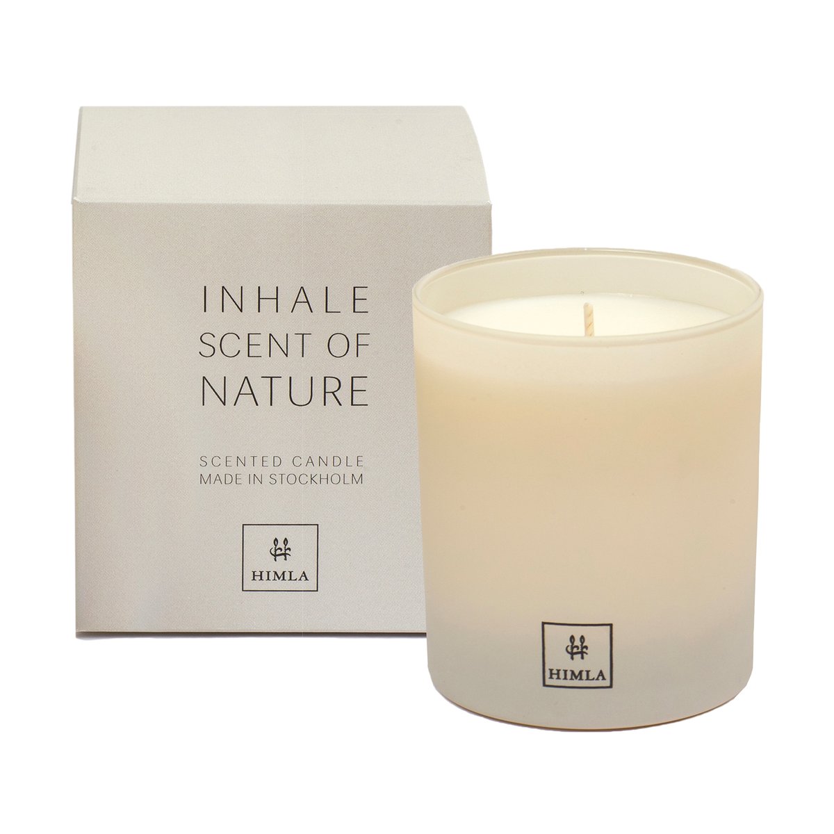 Himla Inhale doftljus 230 g Scent of nature | Skandinavisk Design | Doftljus & Doftpinnar | Beige