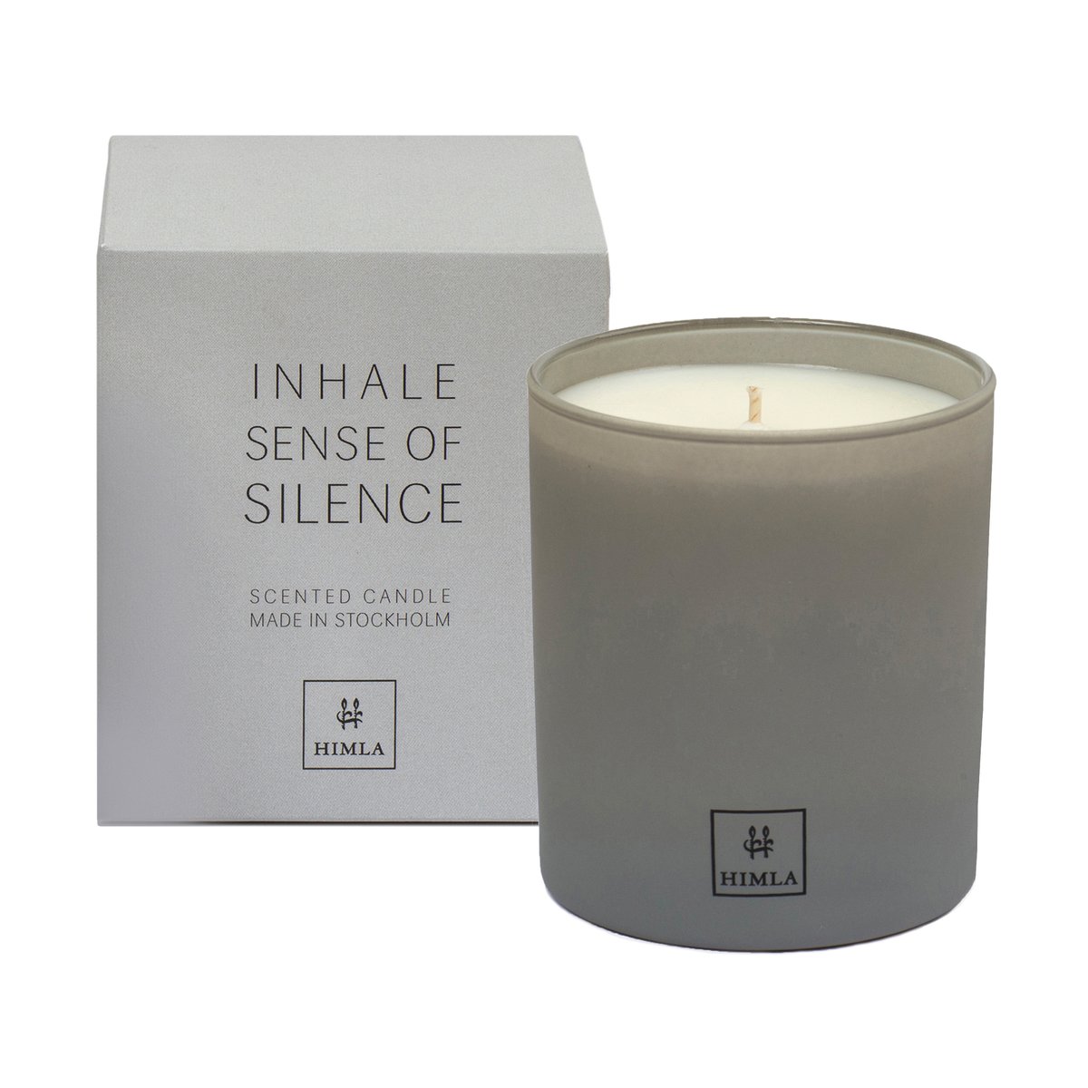 Himla Inhale doftljus 230 g Sense of silence | Skandinavisk Design | Doftljus & Doftpinnar | Grå