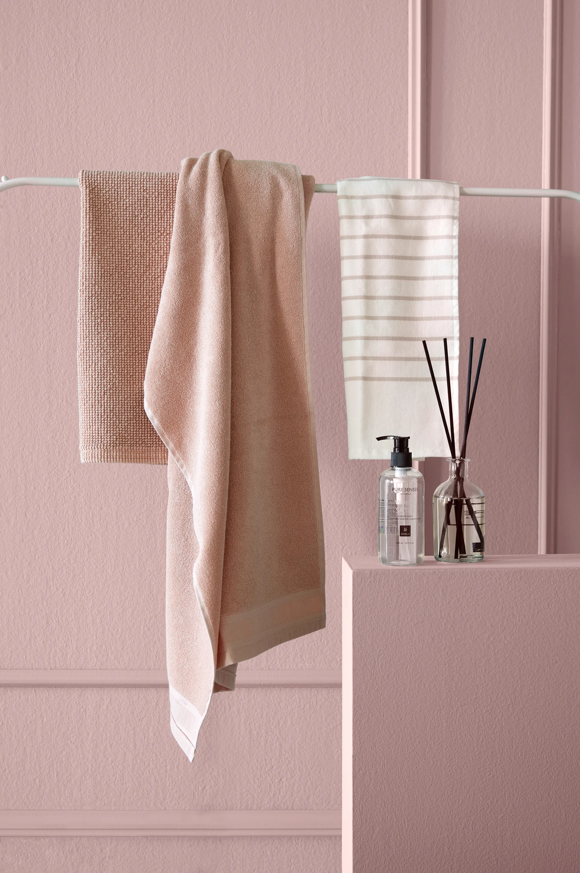 Lina handduk 100x150 cm, Powder Himla