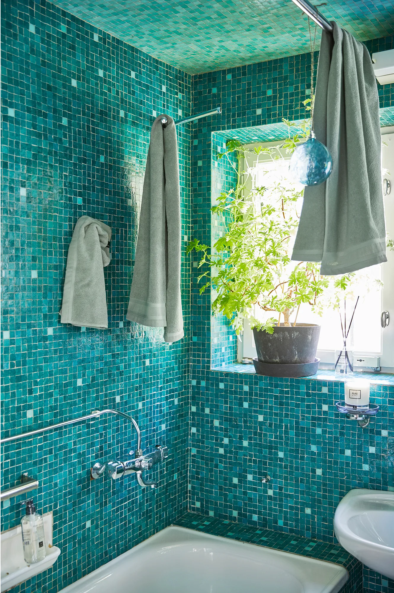 Lina handduk sage, 100x150 cm Himla