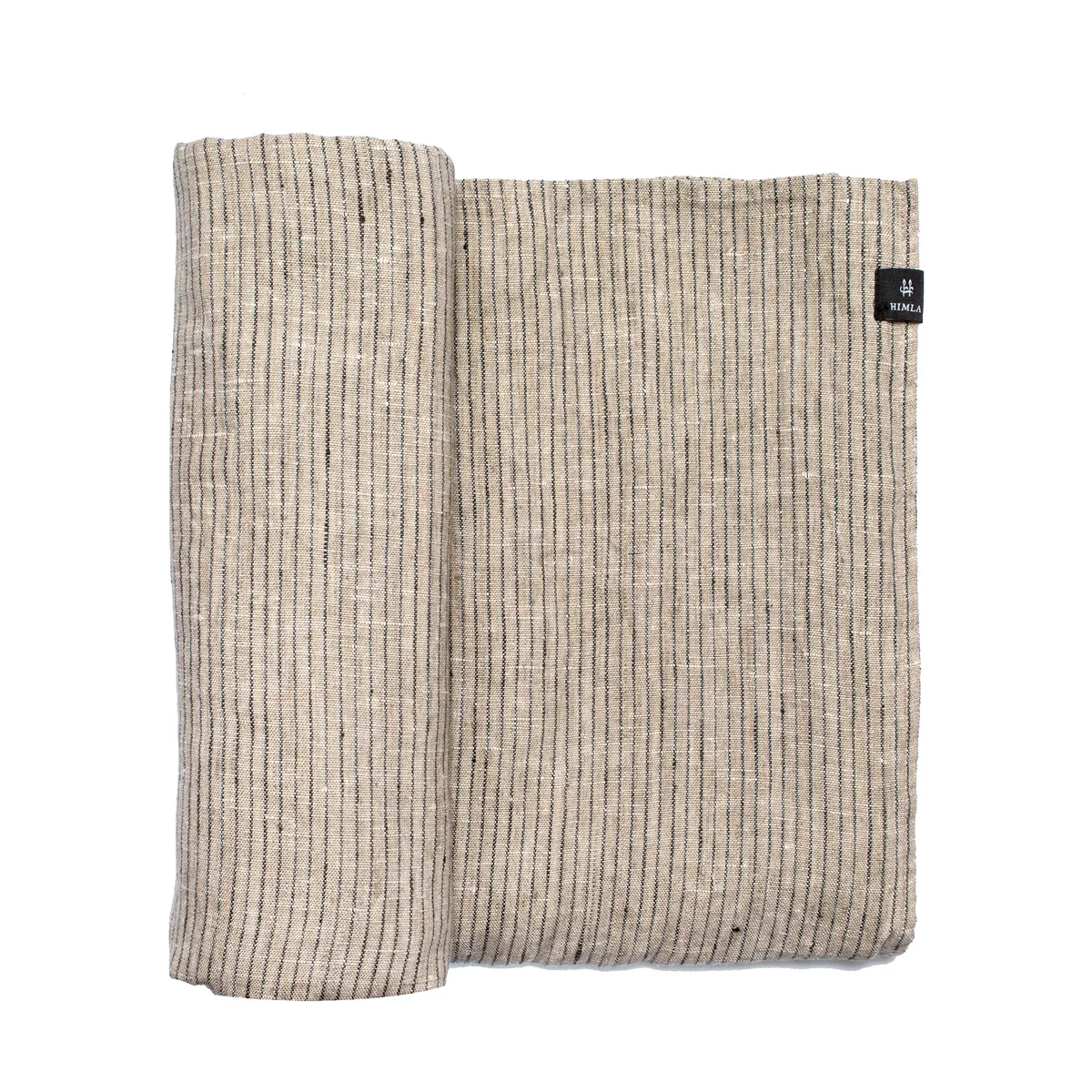 Himla Linus duk 145x250 cm Kohl-natural