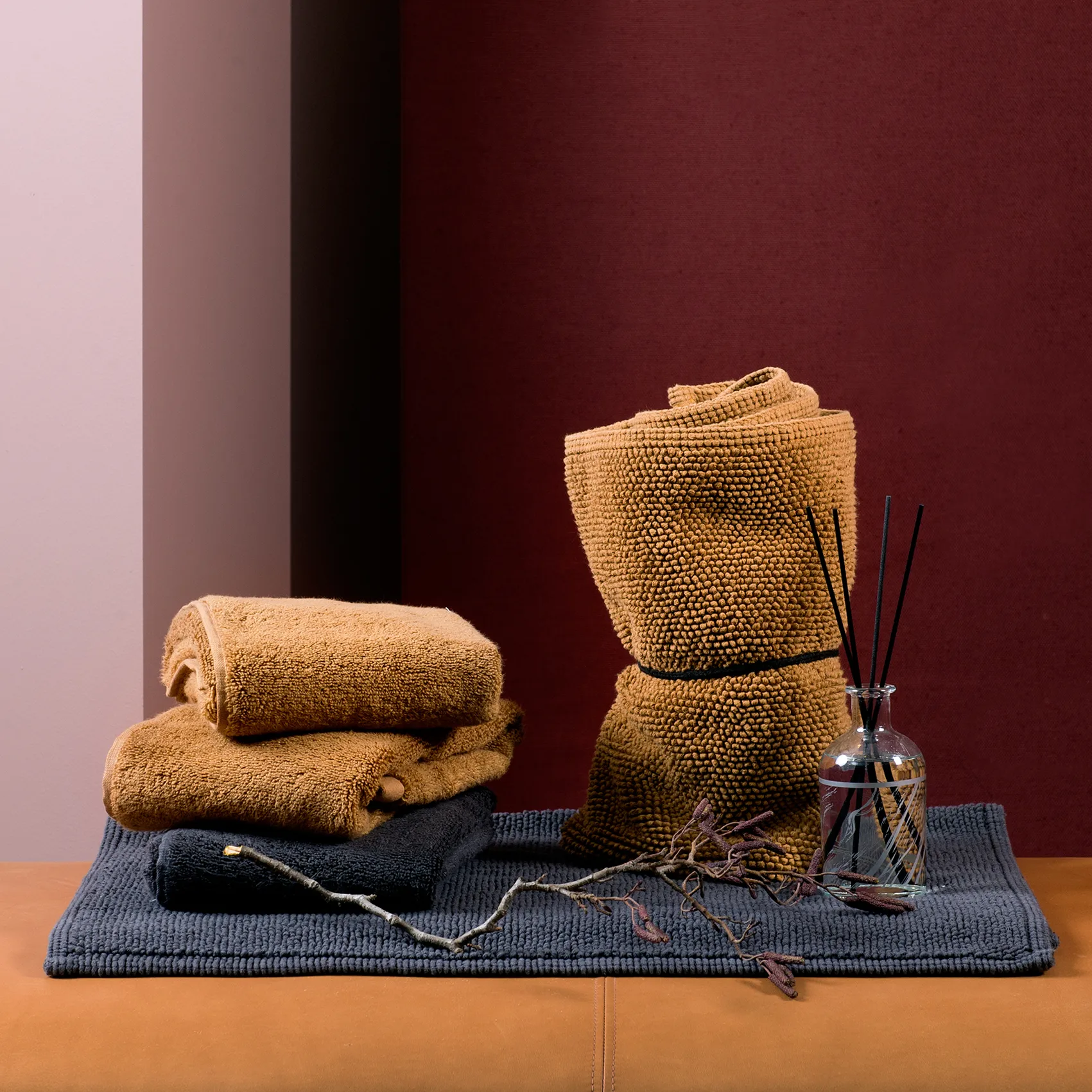 Max badrumsmatta 60x90 cm, Slate (mörkblå) Himla