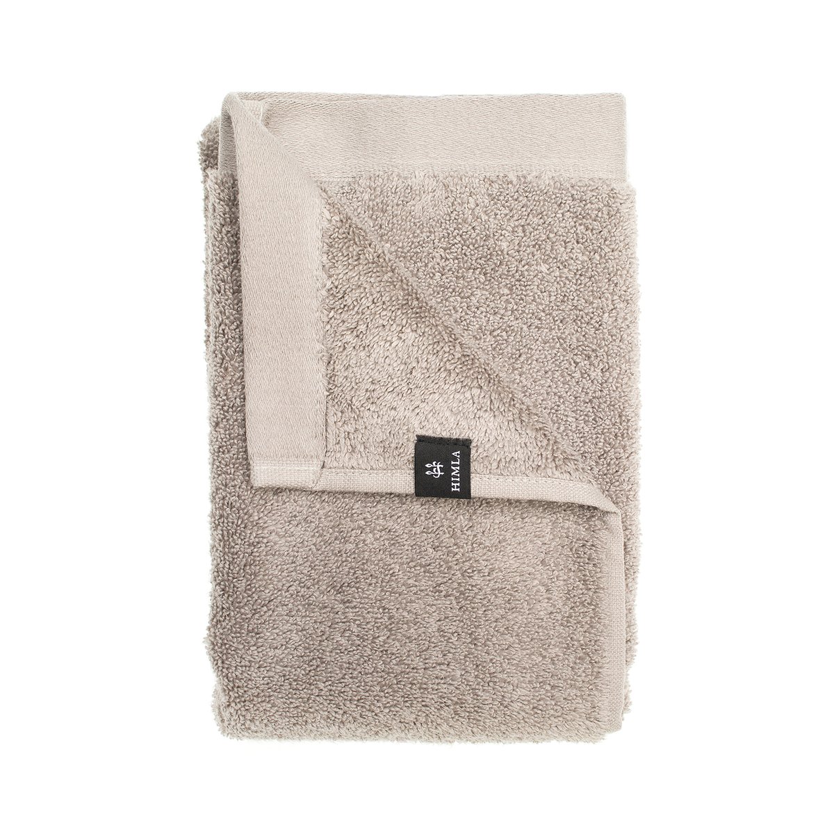 Himla Maxime ekologisk handduk lead 30x50 cm | Skandinavisk Design | Handdukar | Beige
