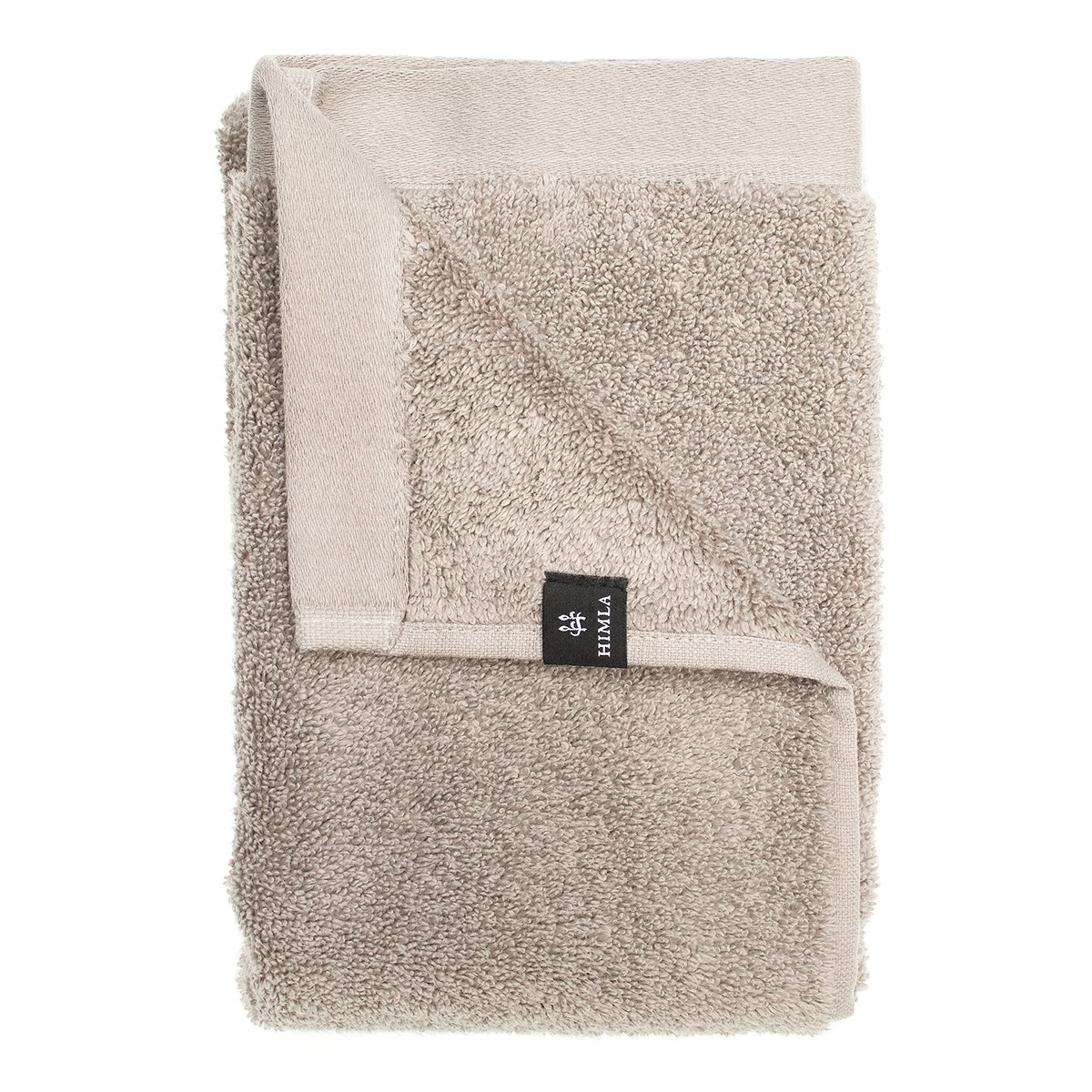 Himla Maxime ekologisk handduk lead 70x140 cm | Skandinavisk Design | Handdukar | Beige