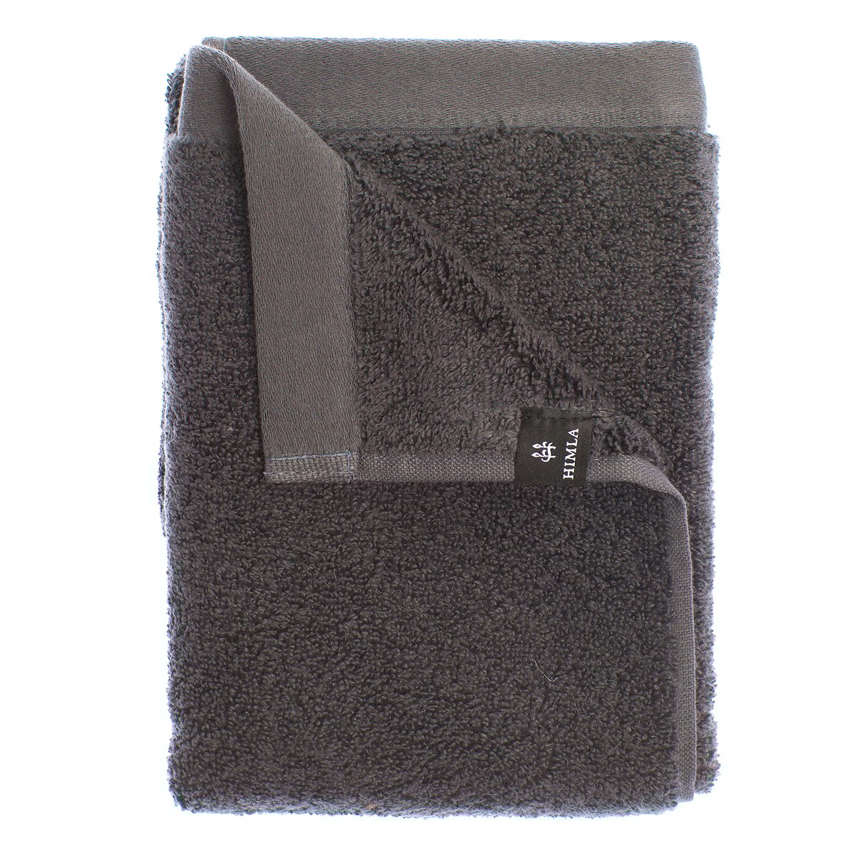Himla Maxime ekologisk handduk slate 70x140 cm | Skandinavisk Design | Handdukar | Grå