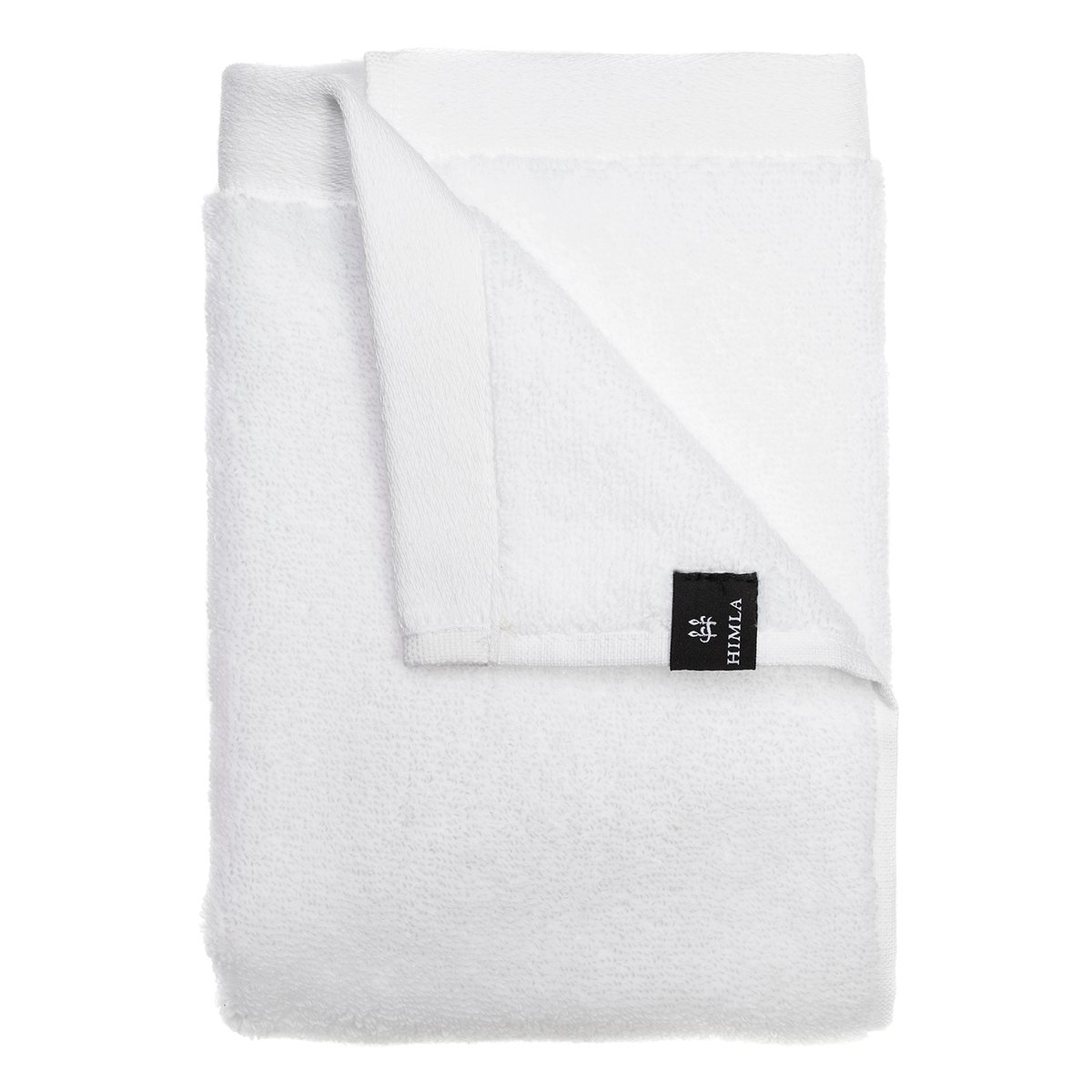 Himla Maxime ekologisk handduk white 70x140 cm | Skandinavisk Design | Handdukar | Vit