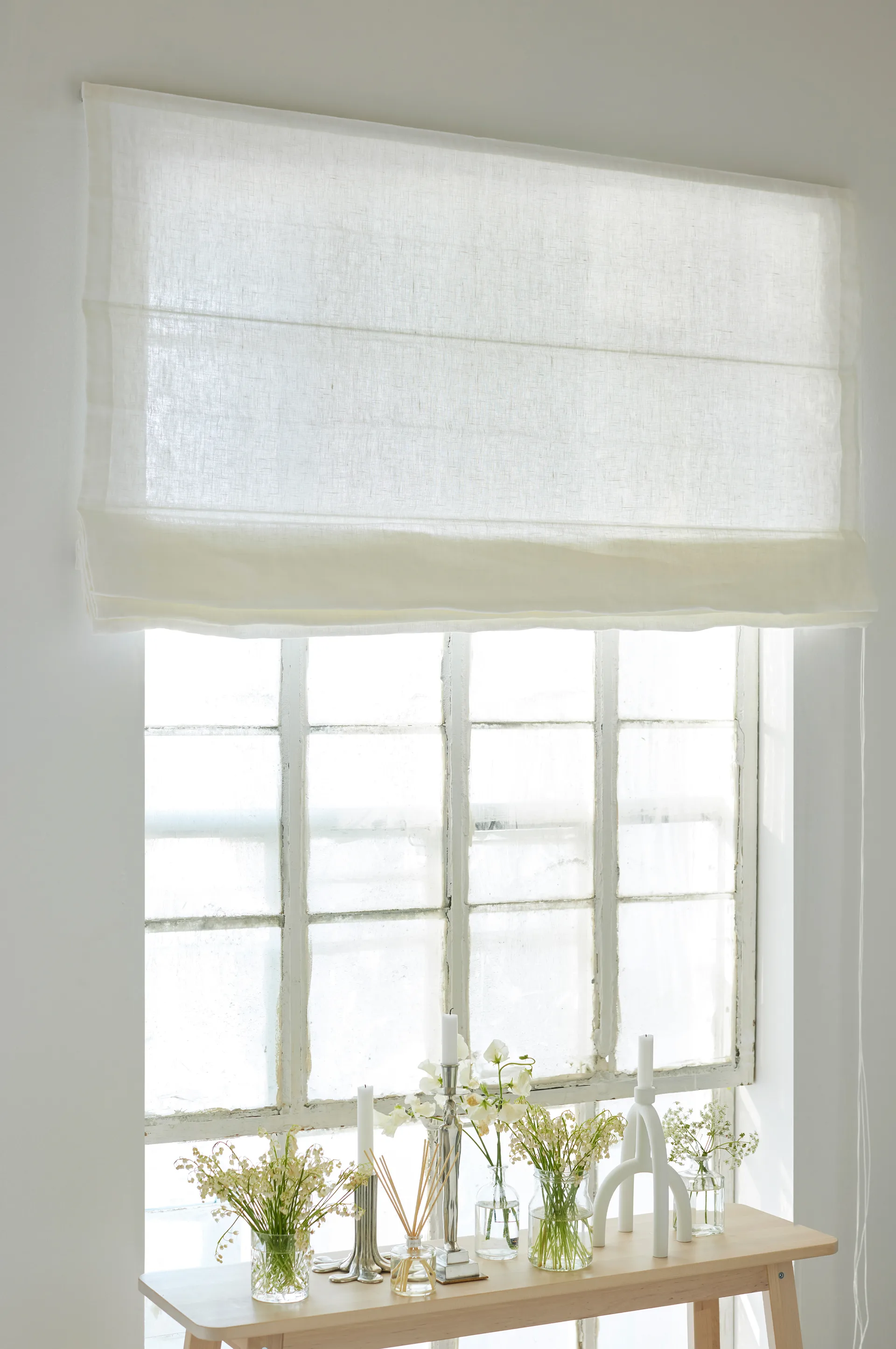 Miramar hissgardin 160x180 cm, White Himla