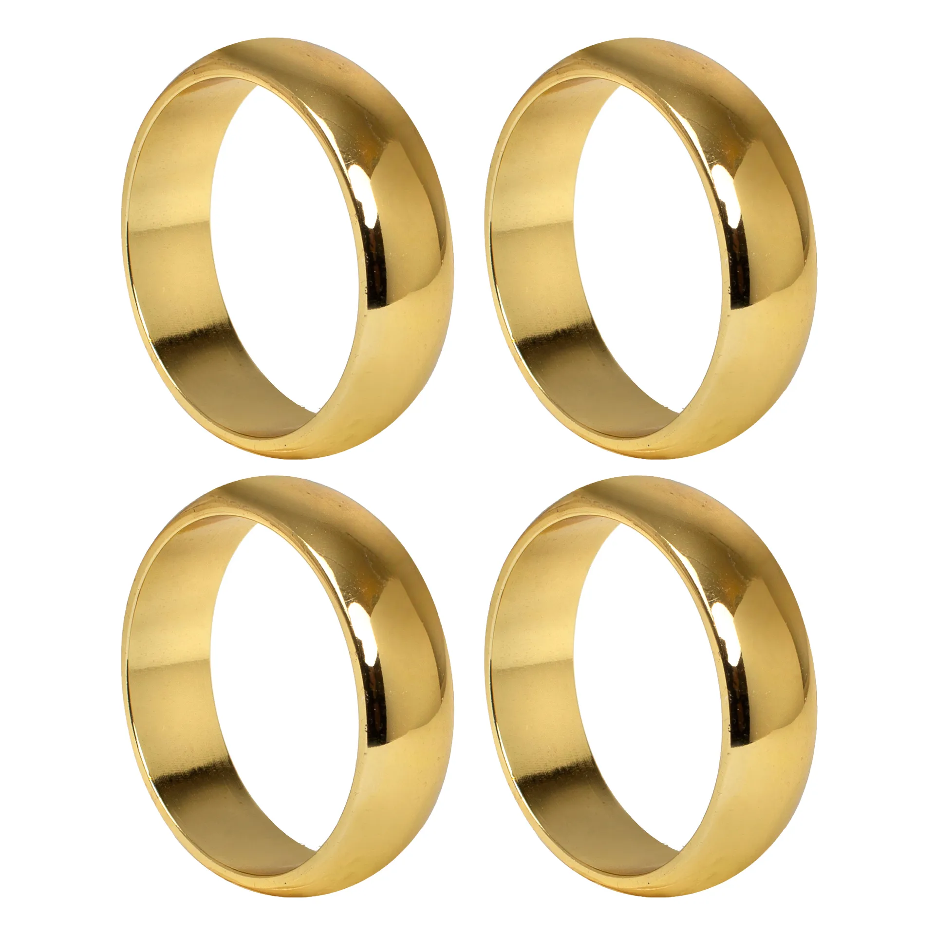 Monaco servettring Ø4 cm 4-pack, Brass Himla