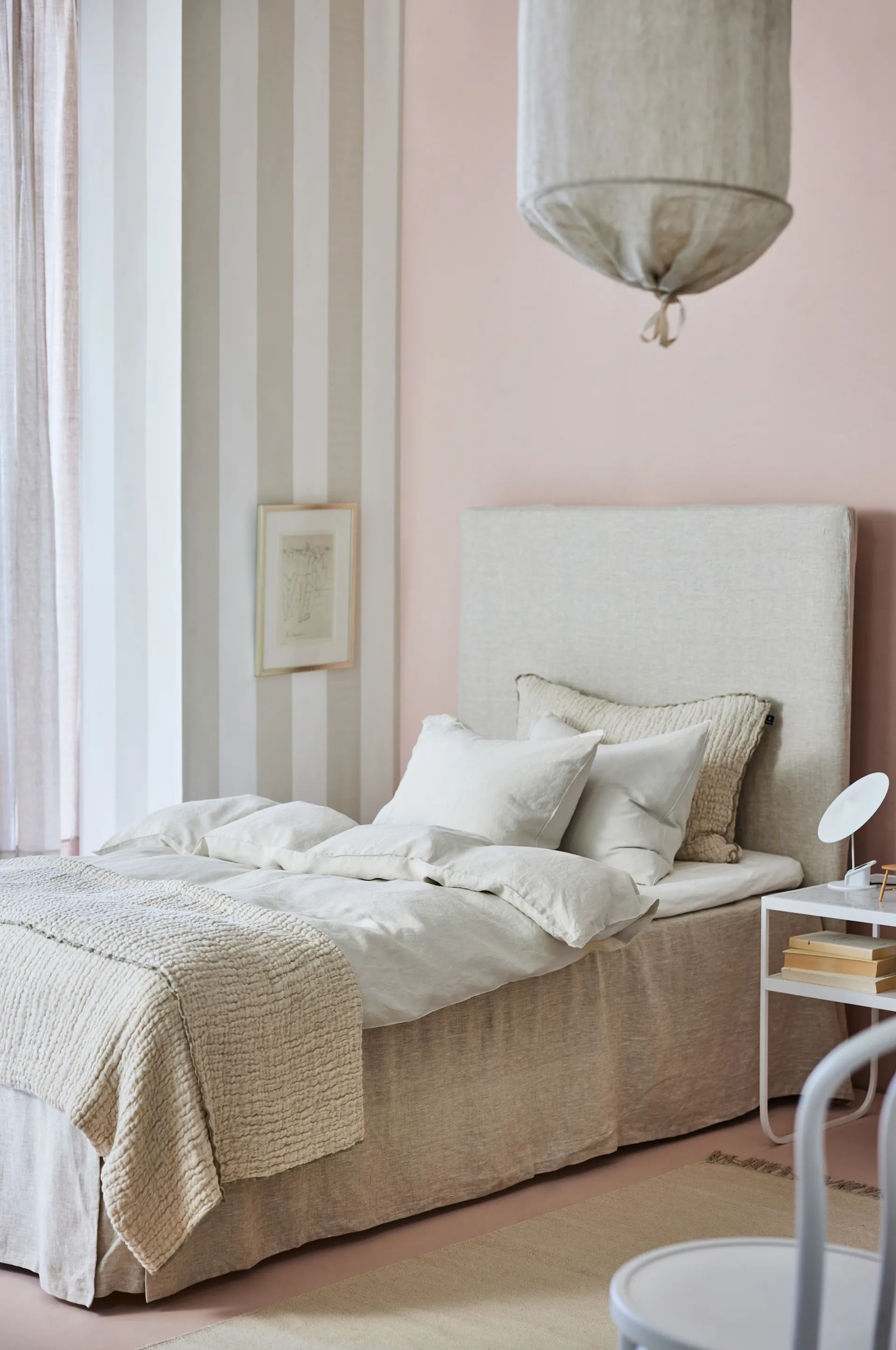 Pauline överkast 260x260 cm, Oatmeal Himla