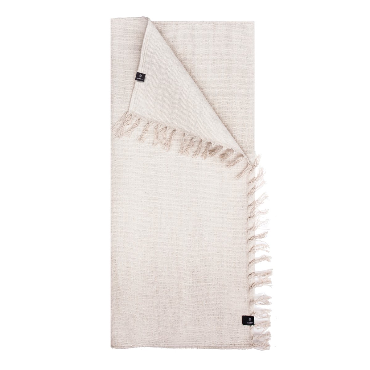 Himla Särö matta off-white (vit) 80x150 cm | Skandinavisk Design | Bomulls- & Trasmattor | Vit