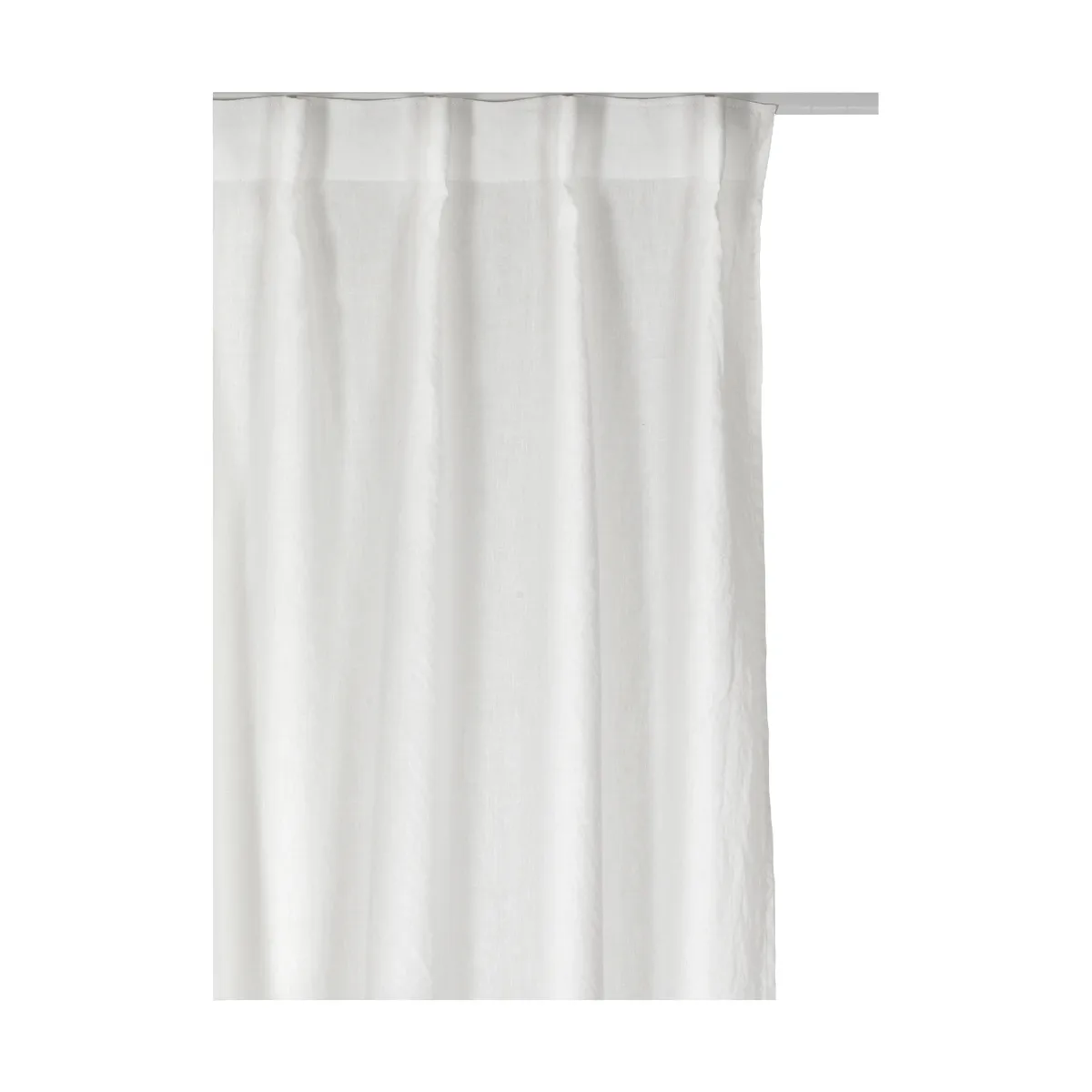 Himla Sunrise gardin med veckband 140x290 cm White