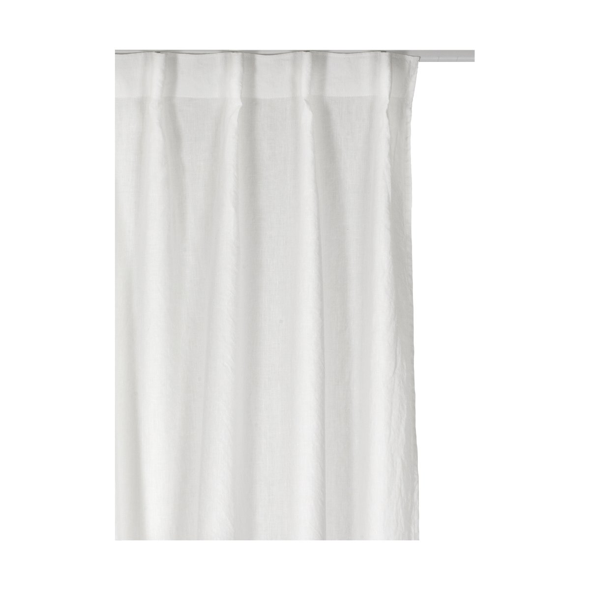 Himla Sunrise gardin med veckband 280x250 cm White | Skandinavisk Design | Gardinlängder | Vit