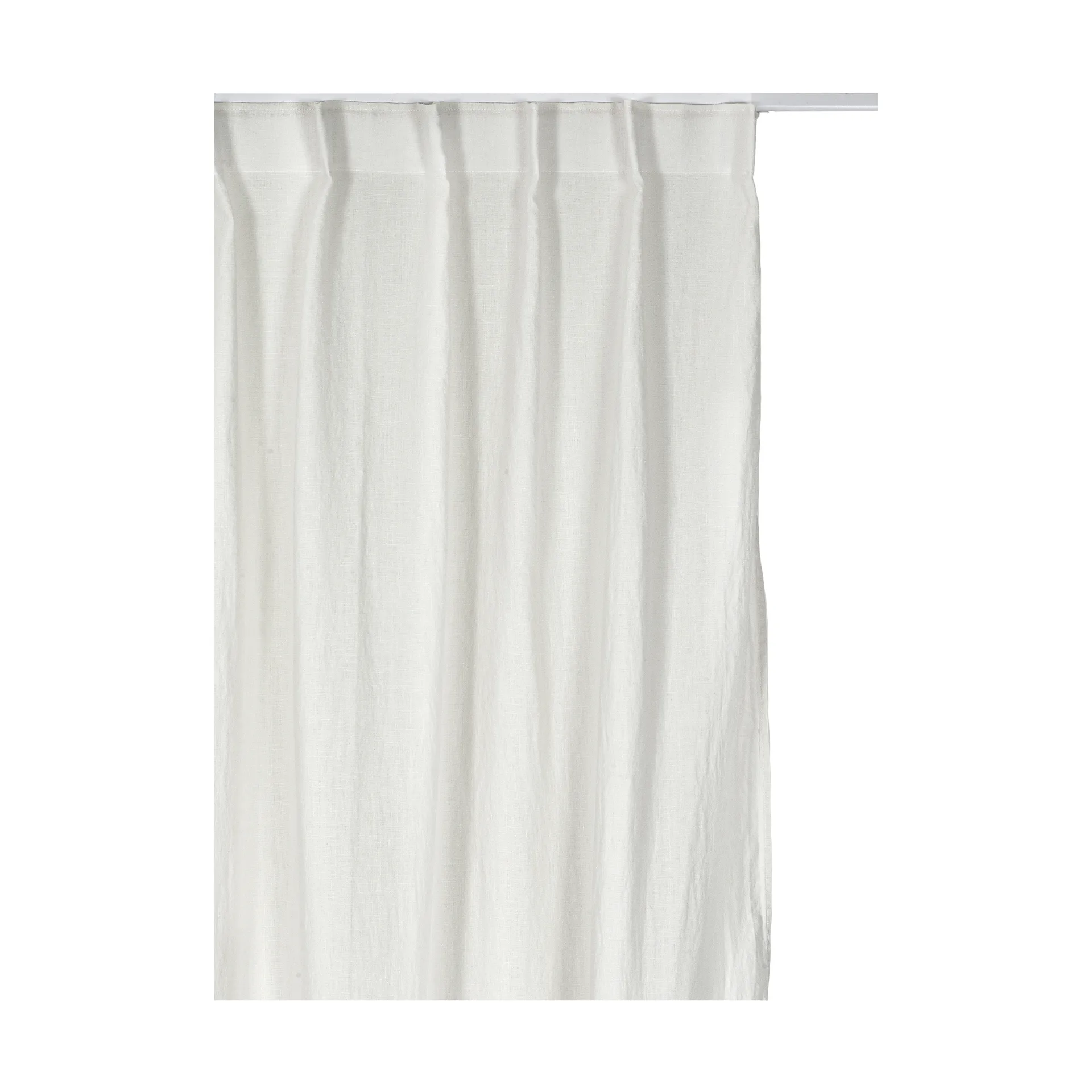Sunshine gardin med veckband 140x250 cm, Fog (beige) Himla
