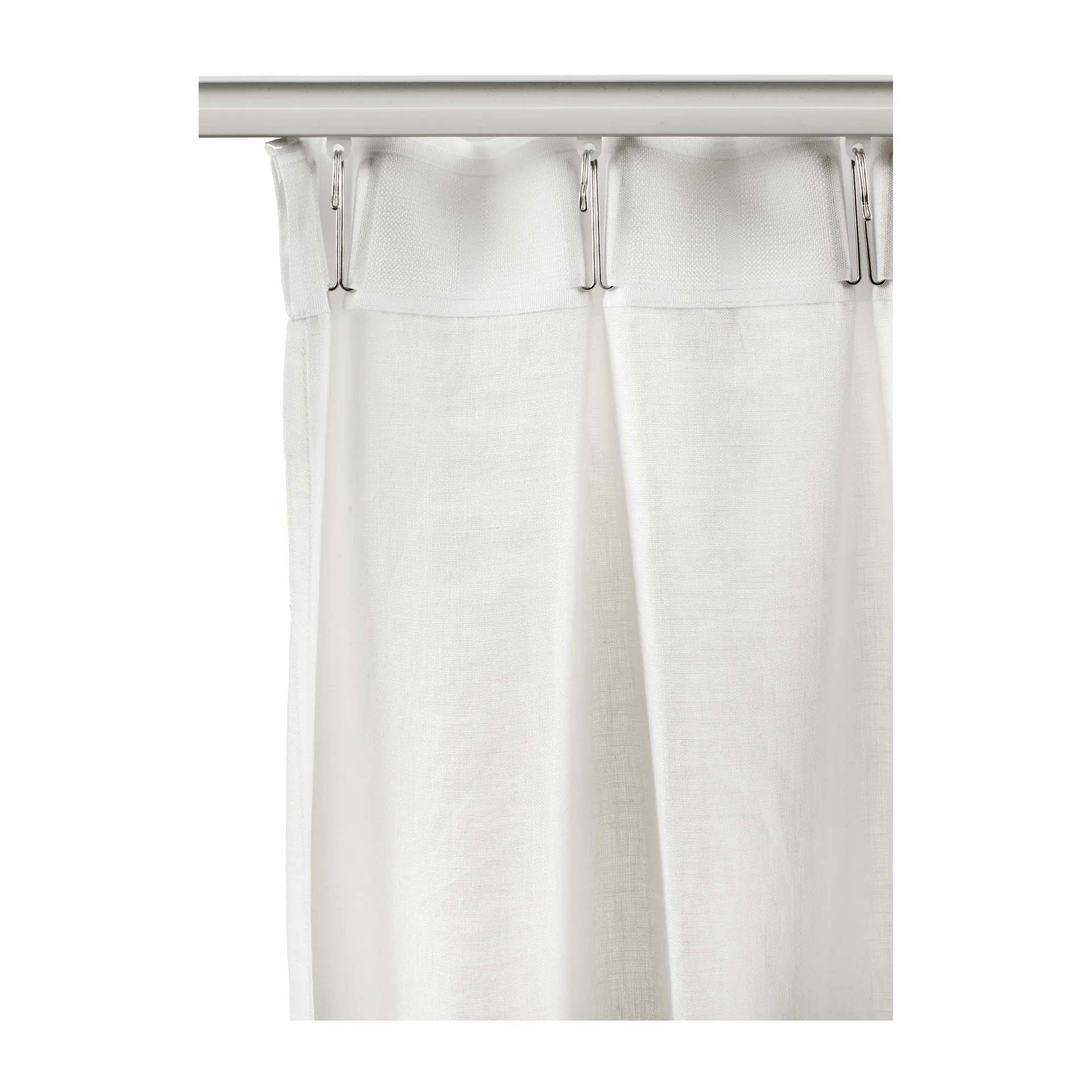 Sunshine gardin med veckband 140x250 cm, Natural Himla