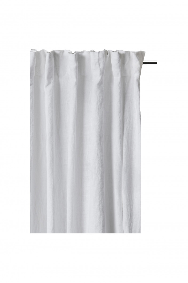 Himla Sunshine gardin med veckband 140x250 cm Vit | Skandinavisk Design | Gardinlängder | Vit