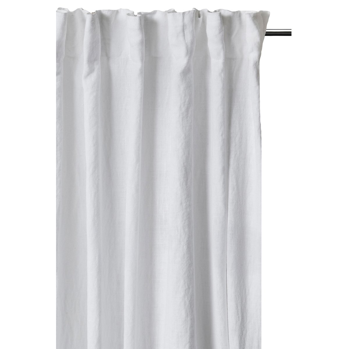 Himla Sunshine gardin med veckband 140x290 cm Vit | Skandinavisk Design | Gardinlängder | Vit