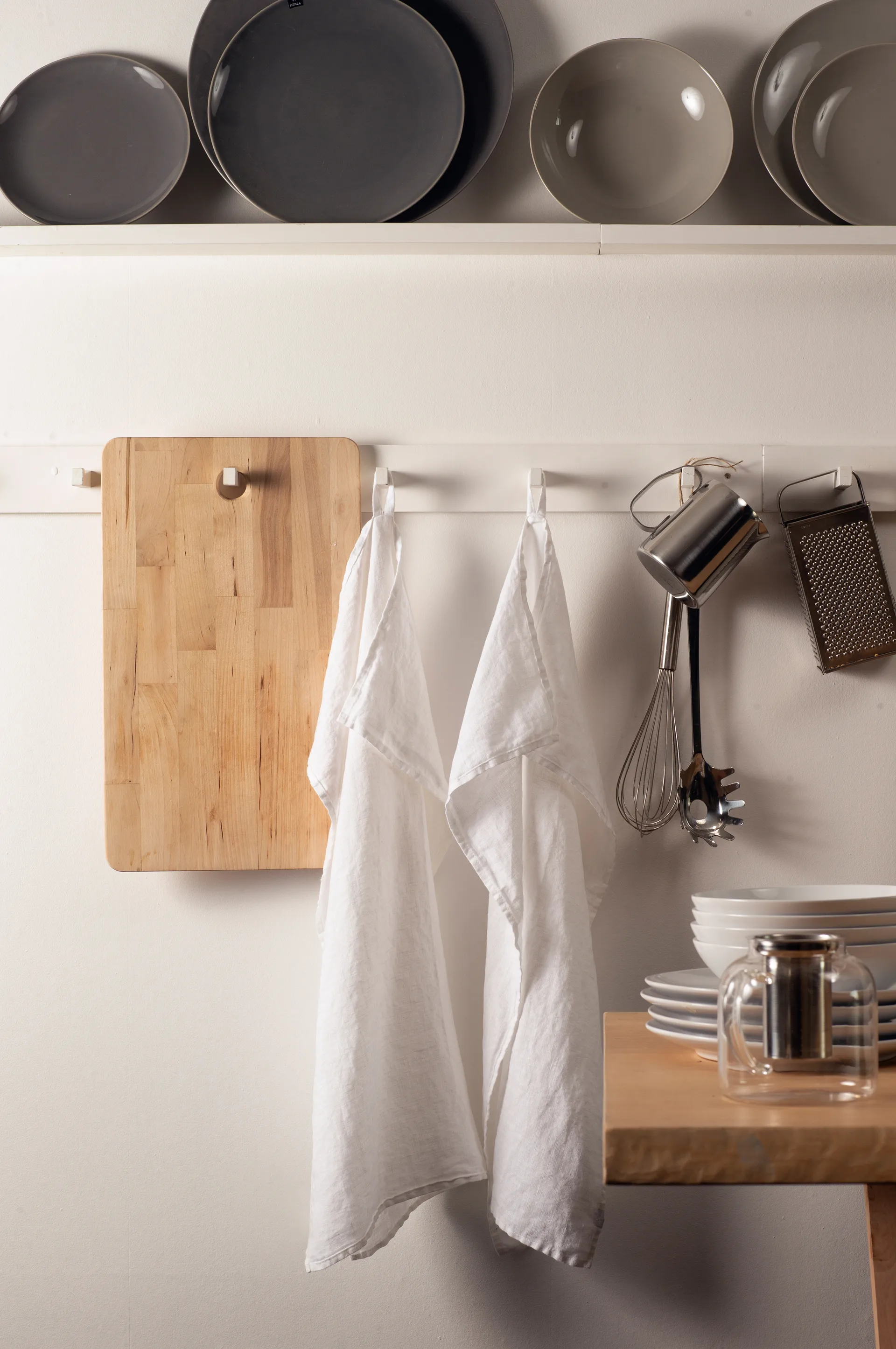 Sunshine kökshandduk 2-pack, White Himla