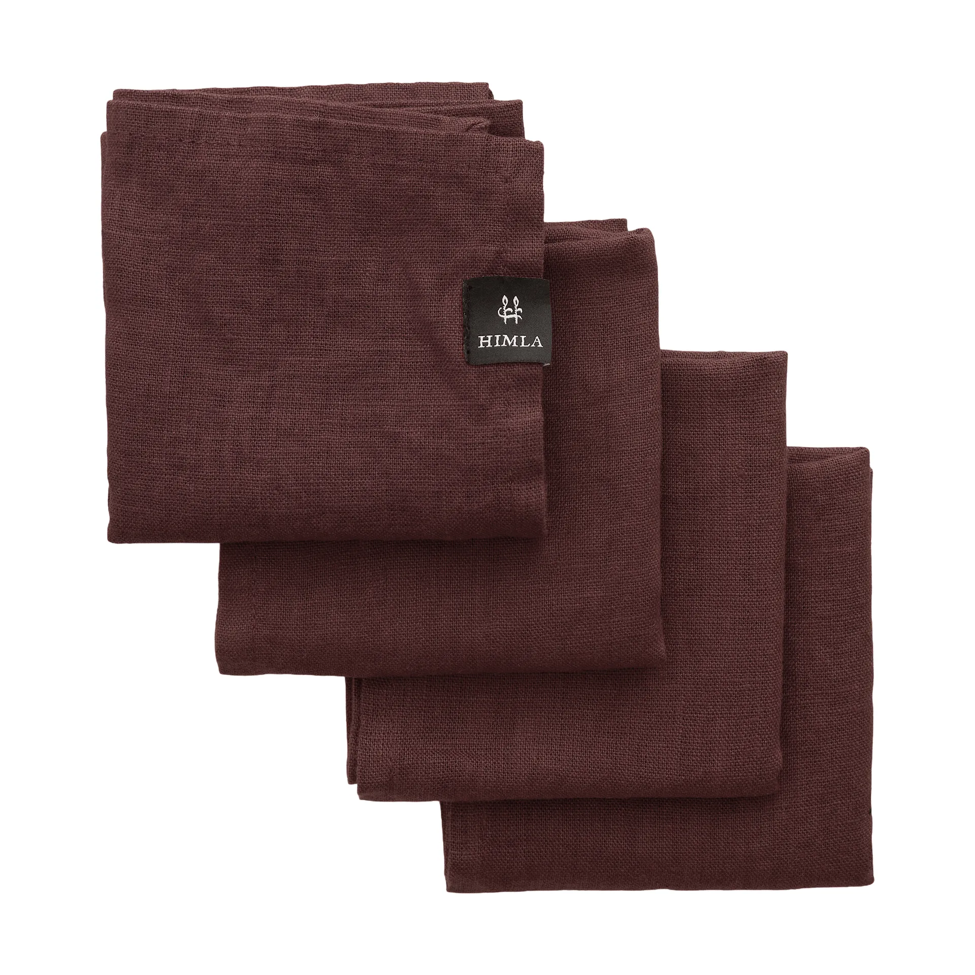 Sunshine servett 4-pack, Burgundy (röd) Himla