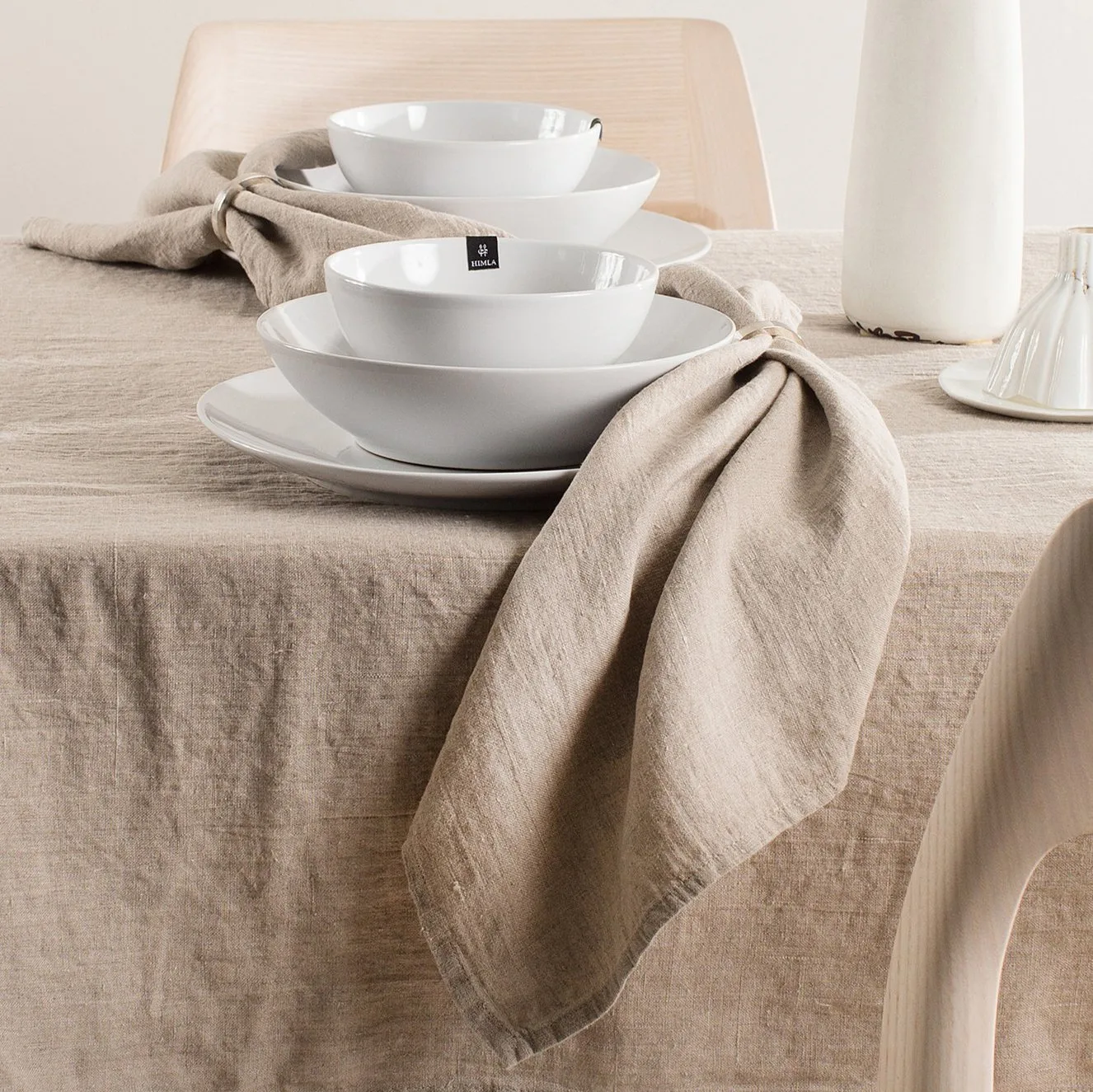 Sunshine servett 4-pack, natural (beige) Himla