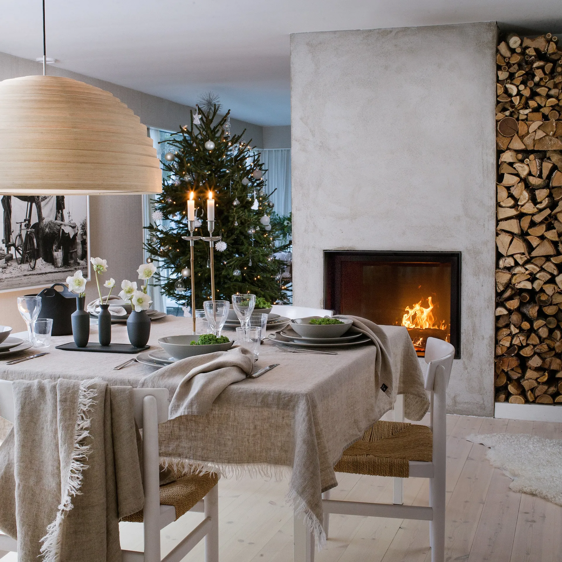 Sunshine servett 4-pack, natural (beige) Himla