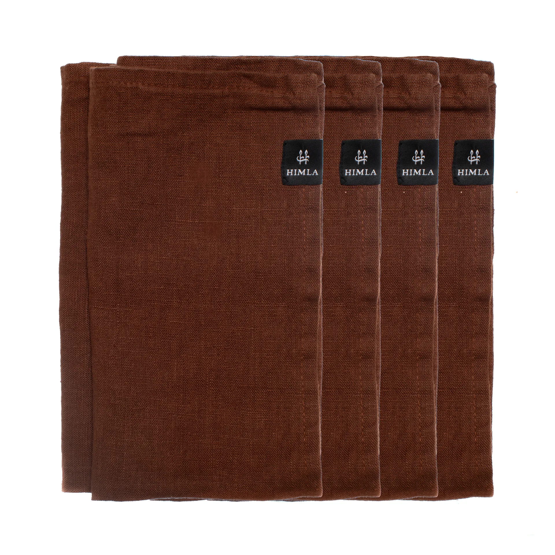Sunshine servett 4-pack, Rustique (brun) Himla