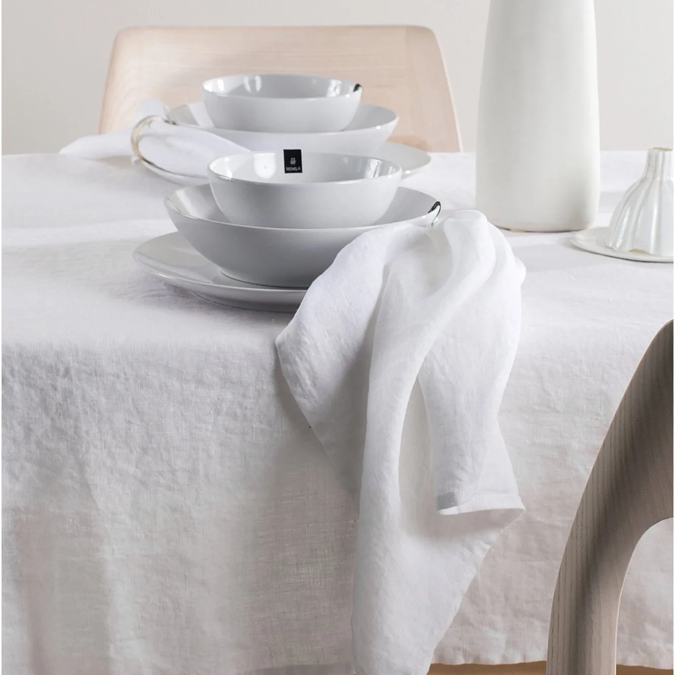 Sunshine servett 4-pack, vit Himla