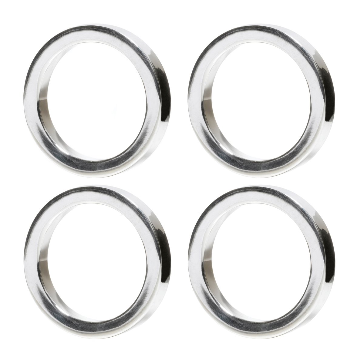 Himla Vasa servettring 4-pack Silver | Skandinavisk Design | Servettringar & Servettställ | Silverfärgad
