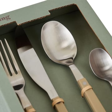 70's bestickset 16 delar - Olive - HKliving