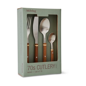 70's bestickset 16 delar - Trä - HKliving