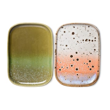 70's bricka liten 2-pack - Asteroids / Grass - HKliving