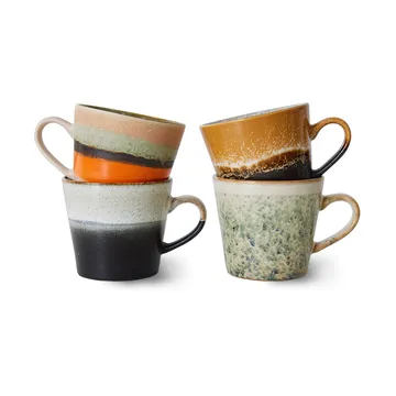 70's cappuccinomugg 4-pack - Verve - HKliving
