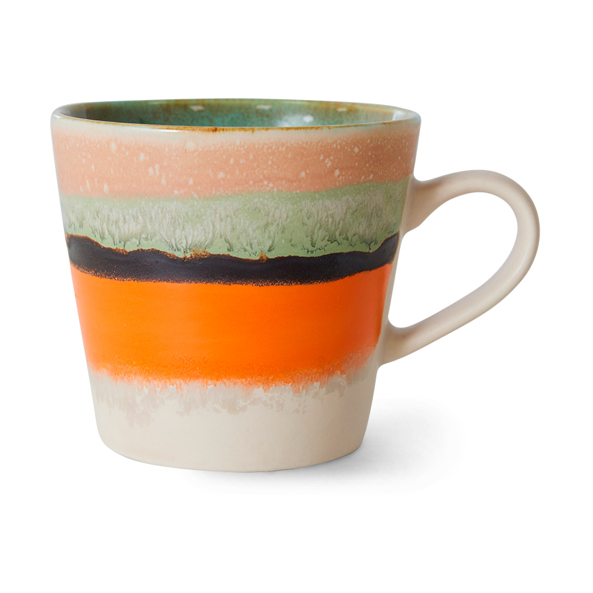 HKliving 70's cappuccinomugg Burst | Skandinavisk Design | Kaffekoppar | Multi
