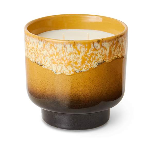HKliving 70's doftljus 50 h Valencia | Skandinavisk Design | Doftljus & Doftpinnar | Brun