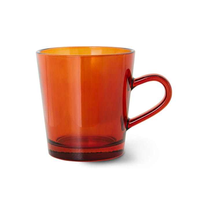 70's glassware kaffekopp 20 cl 4-pack - Amber brown - HKliving