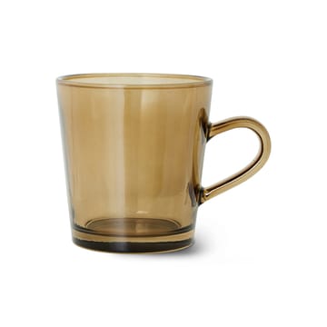 70's glassware kaffekopp 20 cl 4-pack - Mud brown - HKliving