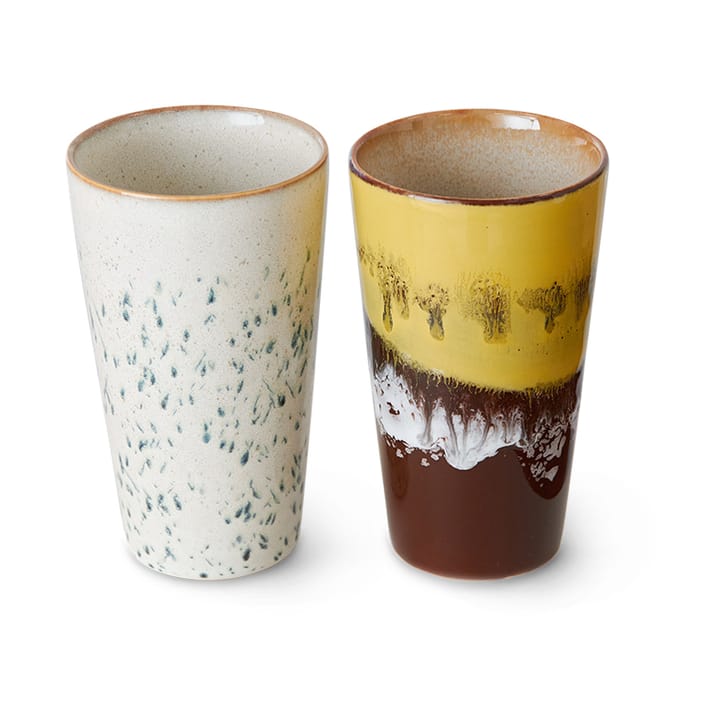 70's lattemugg 28 cl 2 delar, Brine HKliving