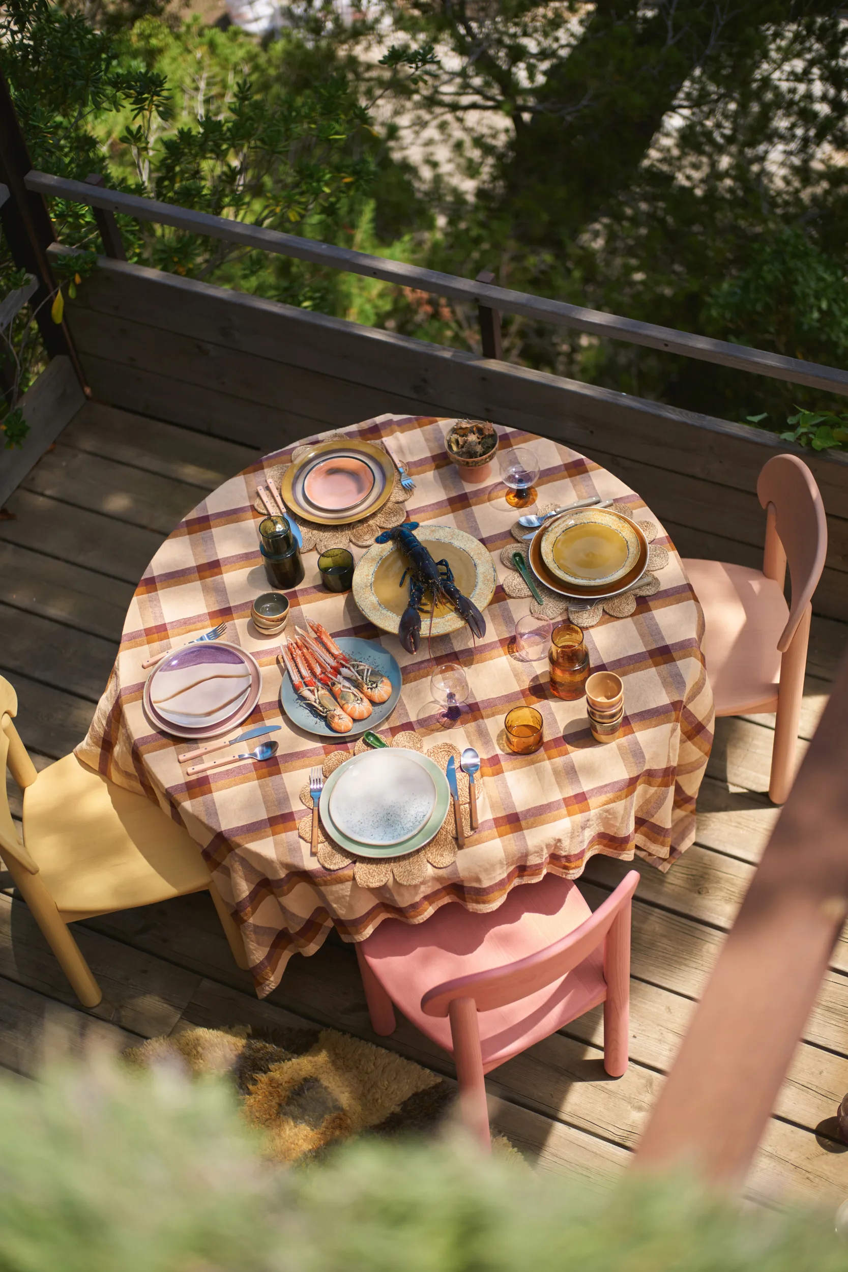 70's liten skål 4-pack, Marine HKliving