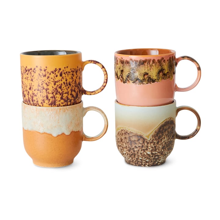70's mugg 25 cl 4-pack - Cape - HKliving