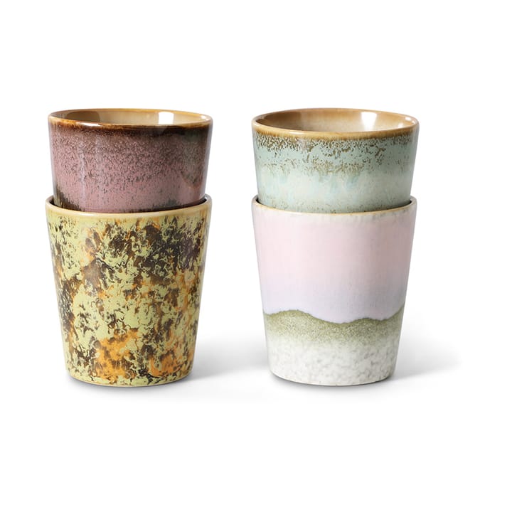 70's mugg 4-pack - Serendipity - HKliving