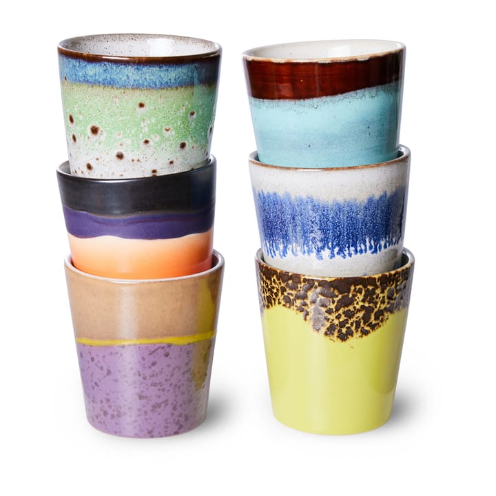 70's mugg 6-pack, Multi HKliving