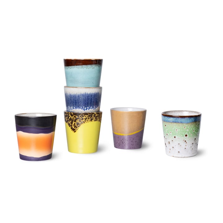 70's mugg 6-pack, Multi HKliving