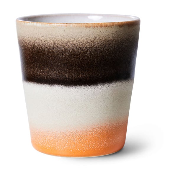 HKliving 70's mugg Bomb | Skandinavisk Design | Kaffekoppar | Svart