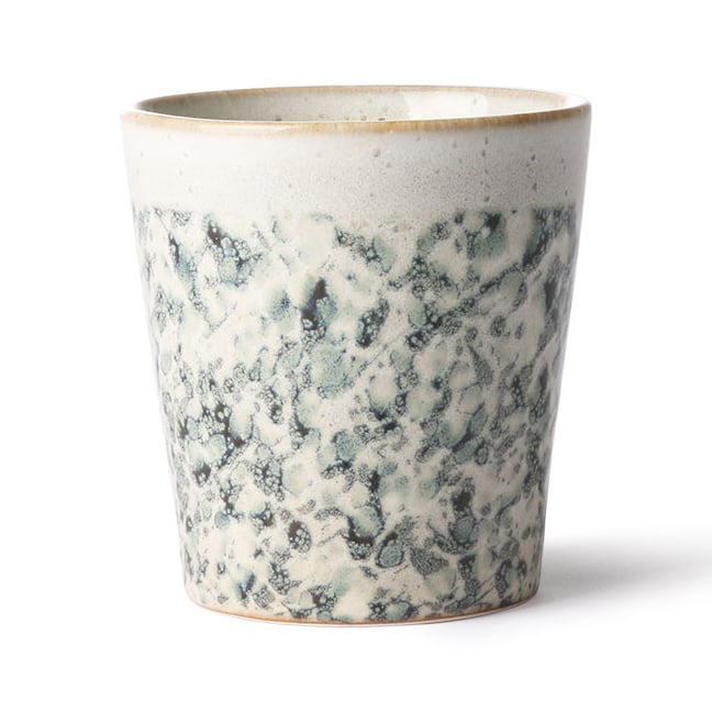 HKliving 70's mugg Hail | Skandinavisk Design | Kaffekoppar | Grön