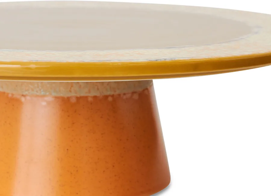 70's plateau tårtfat, Papaya HKliving