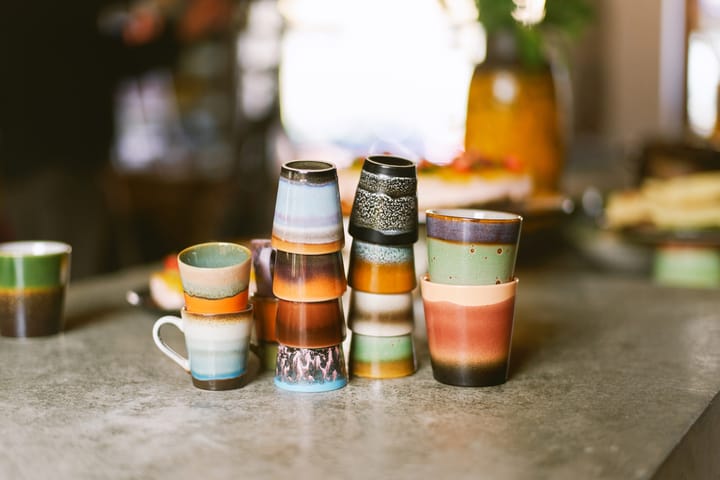 70's ristretto mugg 4-pack - Solar - HKliving