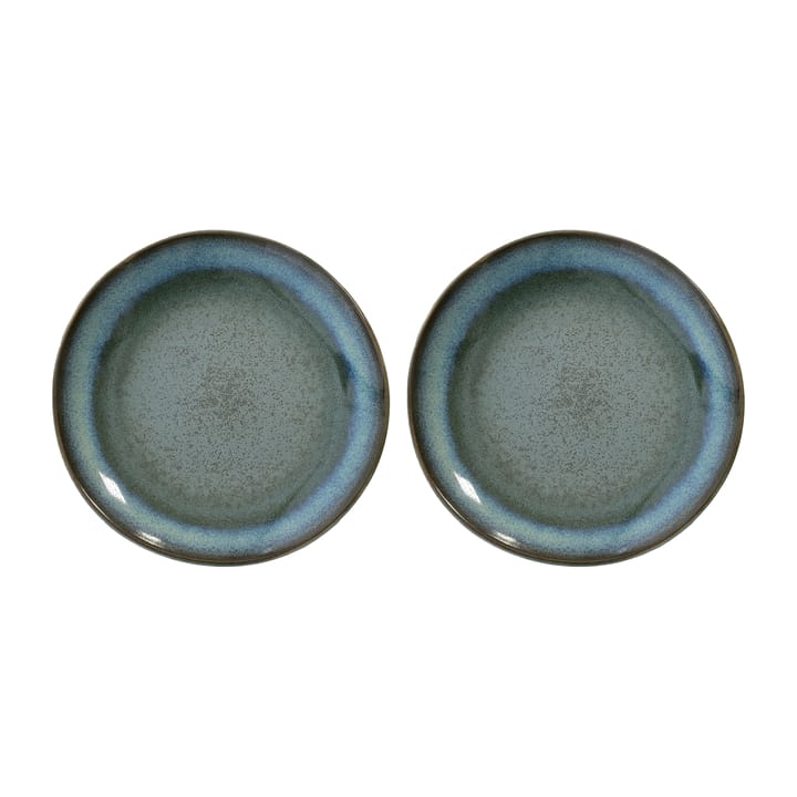 70's tallrik Ø17,5 cm 2-pack - moss - HKliving