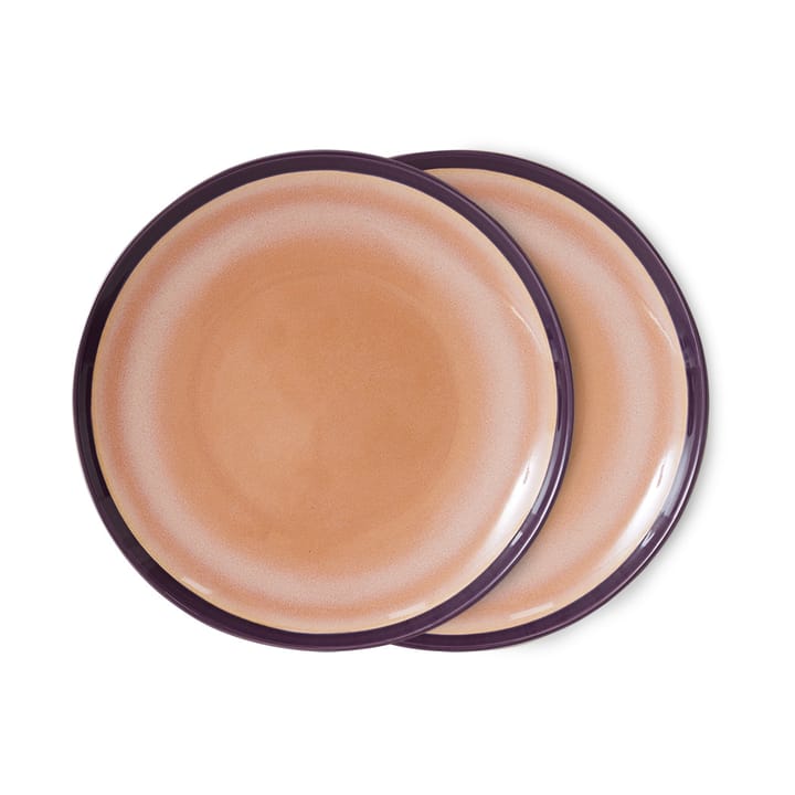 70's tallrik Ø27,5 cm 2-pack - Bedrock - HKliving
