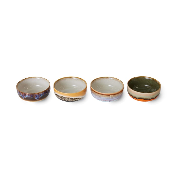 70's tapasskål 4-pack, Crystal HKliving
